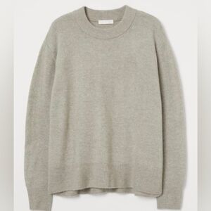 H&M Gray Cowl Neck Sweater Soft Knit S